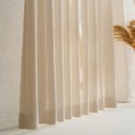 Bej Mat Keten Desen Tül Perde | Calvora - Görsel 7