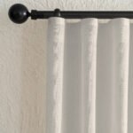 Krem Foldet Keten Desen Tül Perde | Calvora - Görsel 4