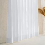 Beyaz Mat Keten Desen Tül Perde | Calvora - Görsel 6