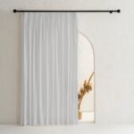 Gri İpek Dokulu Tül Perde | Calma - Görsel 5