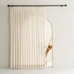 Krem Keten Efektli Tül Perde | Velmora - Görsel 2