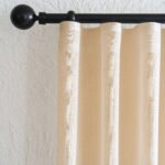 Bej Mat Keten Desen Tül Perde | Calvora - Görsel 2