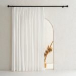 Beyaz İpek Dokulu Tül Perde | Calma - Görsel 2