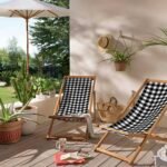 Black - White Katlanabilir Şezlong - SZL18 - Görsel 2