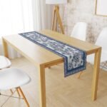 Blue Flowers Runner 140x45CM