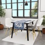 Blue Flowers Runner 140x45CM - Görsel 2