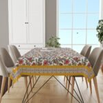 Colorful Flowers Masa Örtüsü 160x220CM - Görsel 3