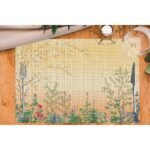 Colorful Mini Flowers Kumaş Amerikan Servis 4'lü Set 35X50CM - Görsel 2