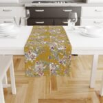 Colourful Flowers Runner 140x45CM - Görsel 3