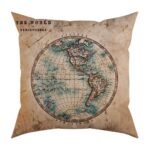 Dünya Haritası Yastık - EY118