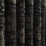 Siyah Vintage Otantik Desen Fon Perde | Evia - Görsel 4