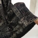 Siyah Vintage Otantik Desen Fon Perde | Evia - Görsel 6