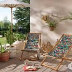 Etnik Desen Katlanabilir Şezlong - SZL27