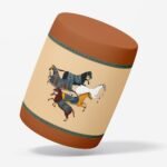 Figüratif At Tasarımlı Puf - Görsel 2