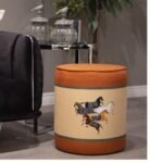 Figüratif At Tasarımlı Puf - Görsel 4