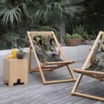 Fil Tasarımlı Katlanabilir Şezlong - SZL22 - Görsel 2