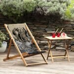 Fil Tasarımlı Katlanabilir Şezlong - SZL22 - Görsel 6