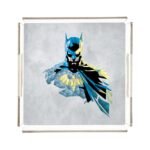 Grey Batman Pleksi Tepsi - 25X25CM