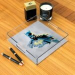 Grey Batman Pleksi Tepsi - 25X25CM - Görsel 2