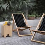 Gri Kareli Katlanabilir Şezlong - SZL21 - Görsel 9