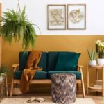 Kahverengi Geometrik Puf