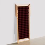 Kırmızı Kareli Katlanabilir Şezlong - SZL10 - Görsel 5