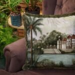 Manzara Tasarımlı Yastık - EY311