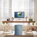 Mavi Bugs Bunny Puf - Görsel 3