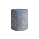 Mavi Çiçek Tasarımlı Puf - Görsel 3