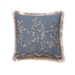 Mavi Çiçek Tasarımlı Yastık - EY304 - Görsel 3