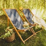 Mavi Geometrik Şezlong - SZL313 - Görsel 3