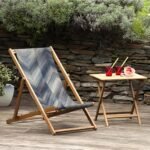 Mavi Geometrik Şezlong - SZL313 - Görsel 5