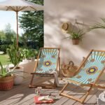 Mavi Renkli Katlanabilir Şezlong - SZL30