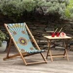 Mavi Renkli Katlanabilir Şezlong - SZL30 - Görsel 10