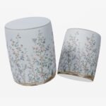 Mini Colorful Flowers Puf - Görsel 4