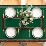 Mini Kozalak Detaylı Masa Örtüsü - Görsel 3