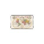 Modern Dünya Haritası Pleksi Tepsi - PT2117 - 40x24cm - Görsel 2