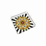 Modern Figüratif Pleksi Tepsi - PT2112 - 25x25cm