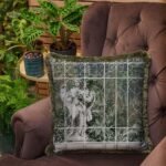 Modern Heykel Tasarımlı Yastık - EY301