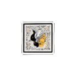 Modern Sanat Pleksi Tepsi - PT2134 25x25cm - Görsel 2