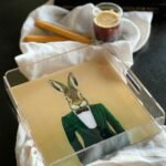 Mr. Rabbit Pleksi Tepsi - PT2103 - 25x25cm - Görsel 2