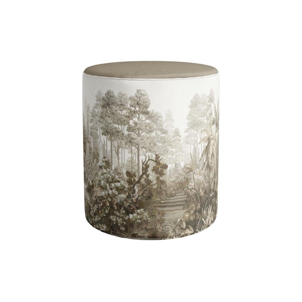 Orman_Tasarimli_Puf_1 Orman Tasarımlı Puf - Görsel 1