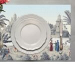 Otantik Manzara Kumaş Amerikan Servis 4'lü Set 35X50CM - Görsel 2