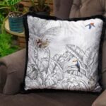 Palmiye Yaprak Tasarımlı Yastık - EY307 - Görsel 3