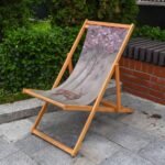 Purple Mini Flowers And Gazels Şezlong - SZL300 - Görsel 5