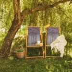 Purple Mini Flowers And Gazels Şezlong - SZL300 - Görsel 7