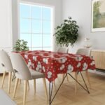 Red Rose Masa Örtüsü 160x220cm - Görsel 4