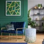 Renkli Çiçek Detaylı Puf - Görsel 3