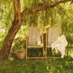 Renkli Çiçek Detaylı Şezlong - SZL306