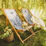 Renkli Kuş Detaylı Şezlong - SZL307 - Görsel 3